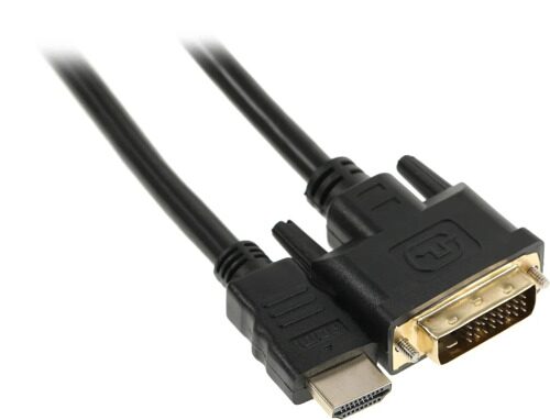 Кабель HDMI (m) DVI-D (m) 2м черный