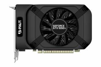 Видеокарта Palit PCI-E PA-GTX1050Ti StormX 4G NVIDIA GeForce GTX 1050TI 4Gb 128bit GDDR5 1290/7000 DVIx1 HDMIx1 DPx1 HDCP Ret